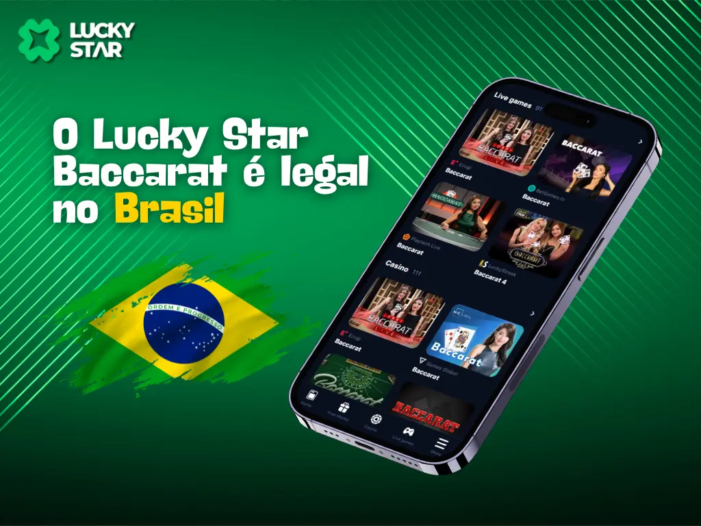 Descubra como jogar Baccarat legalmente no Brasil com o Lucky Star e aproveite a segurança e confiabilidade.